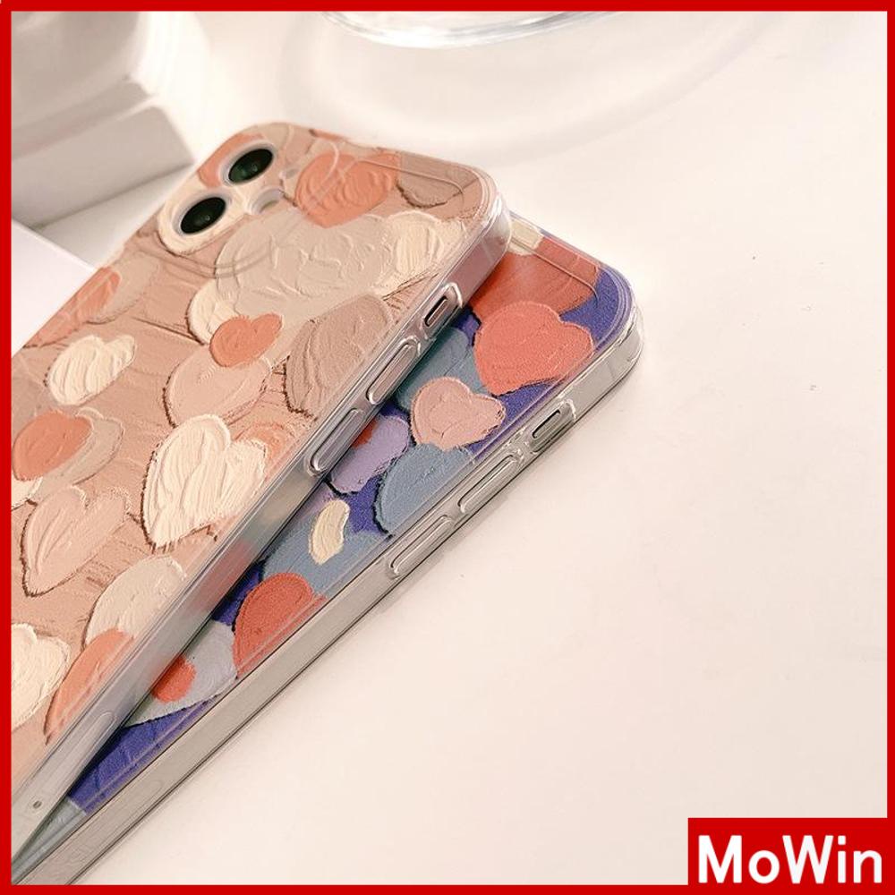 Casing Silikon iPhone 13 Pro Max 12 Pro Max 11 7 Plus Shockproof Aksen Lukisan Cat Minyak