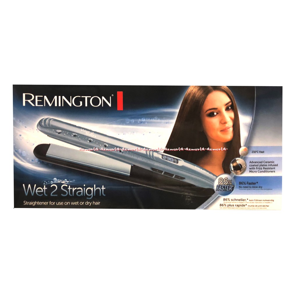 Remington Wet 2 Straight Alat Catok Rambut Catokan