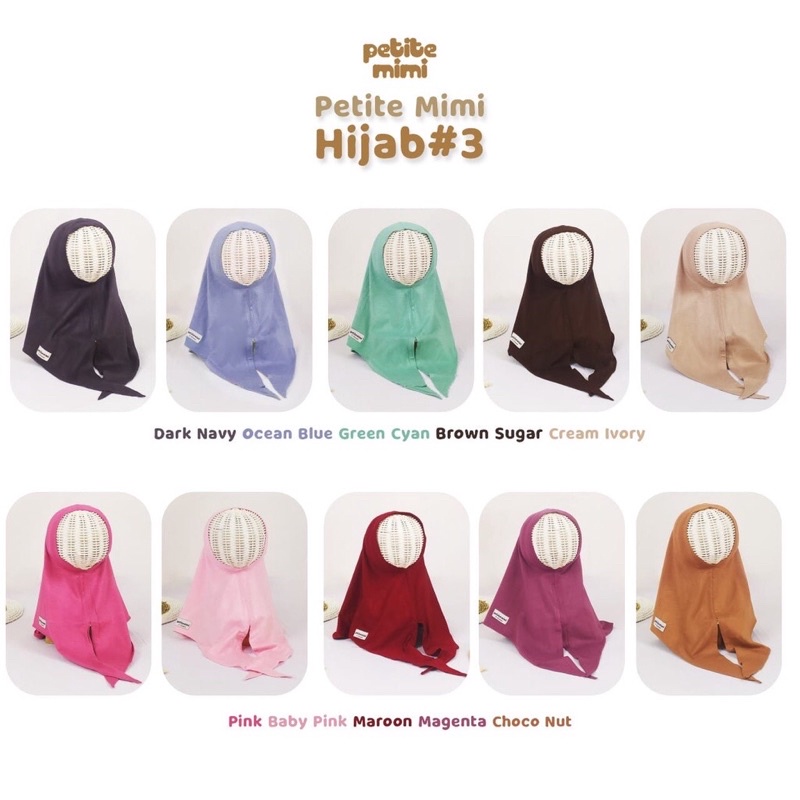 Petite Mimi Baby Hijab Pashmina