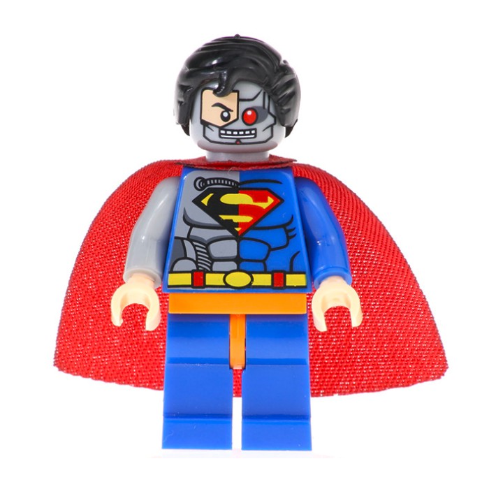 DC Superman Cyborg Henry Hank Henshaw Minifig Minifigure Lego kw