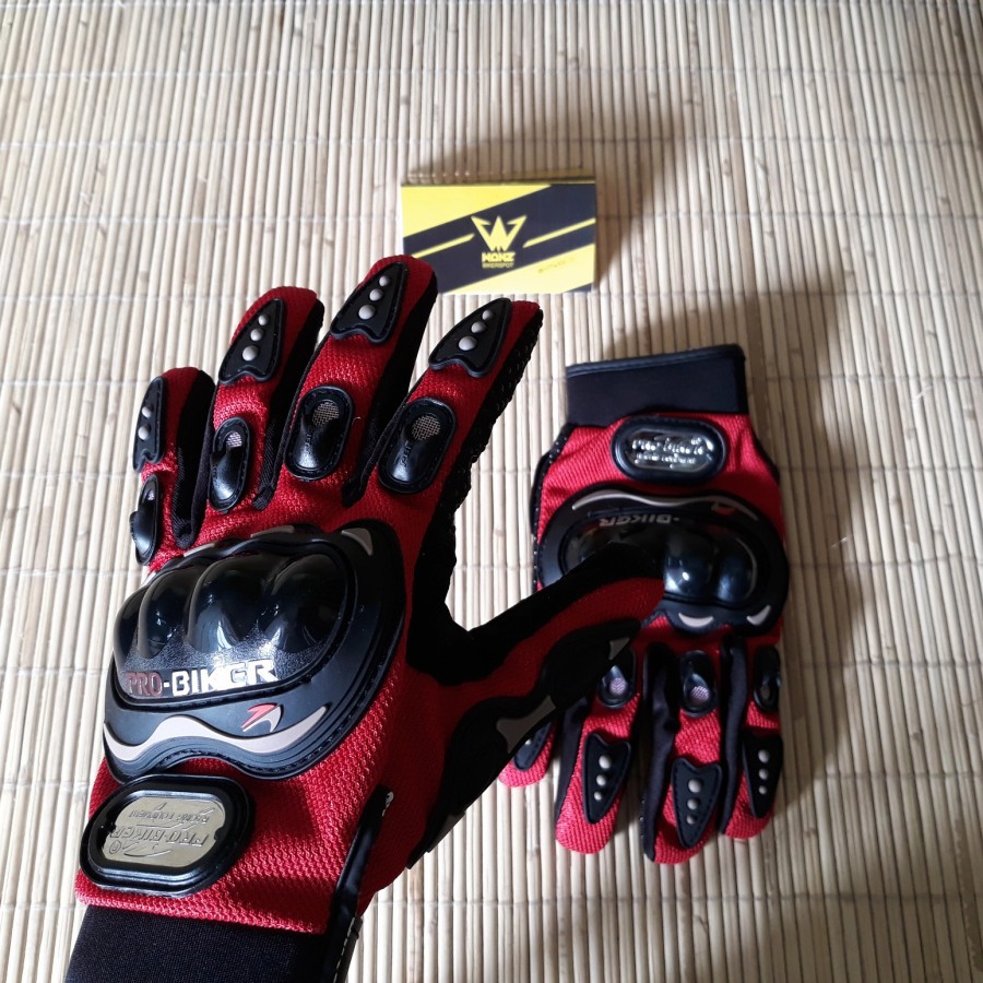 Sarung Tangan Motor Probiker Full / Sarung Tangan Pro Biker