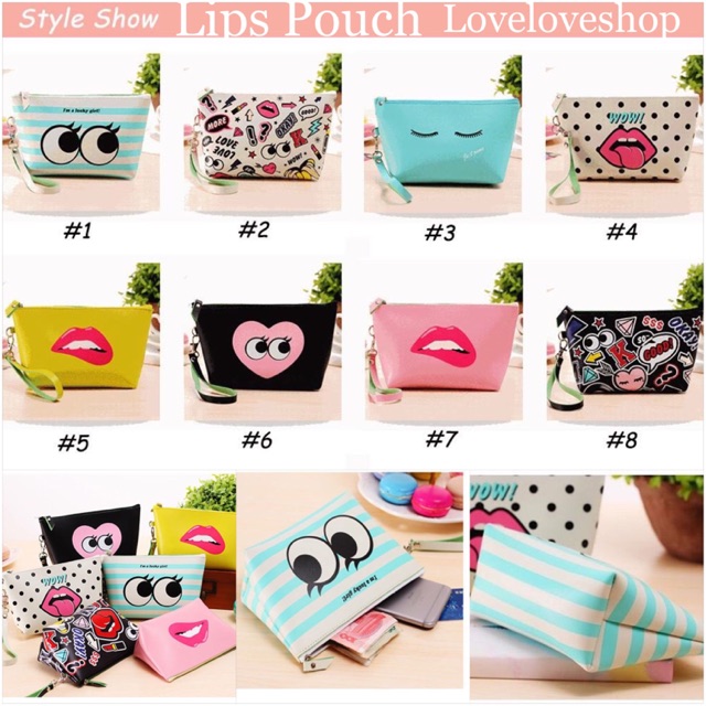 READY STOCK LIPS POUCH