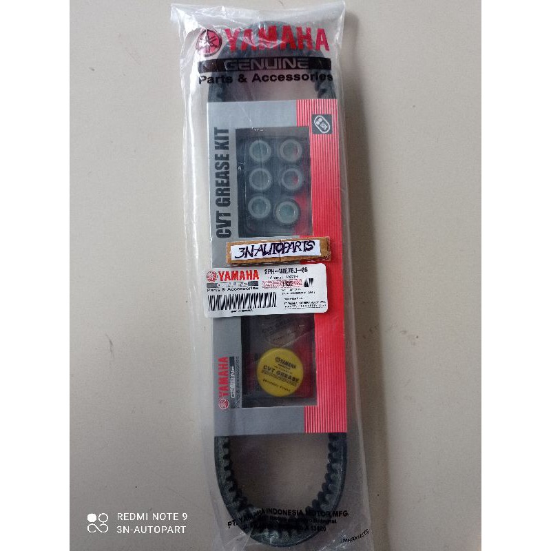 V BELT ASSY YAMAHA MIO M3 MIO GT 125/FINO 125/MIO Z)KODE-2PH