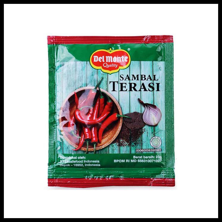 

New Produk Delmonte Sambal Terasi Sachet 23 G