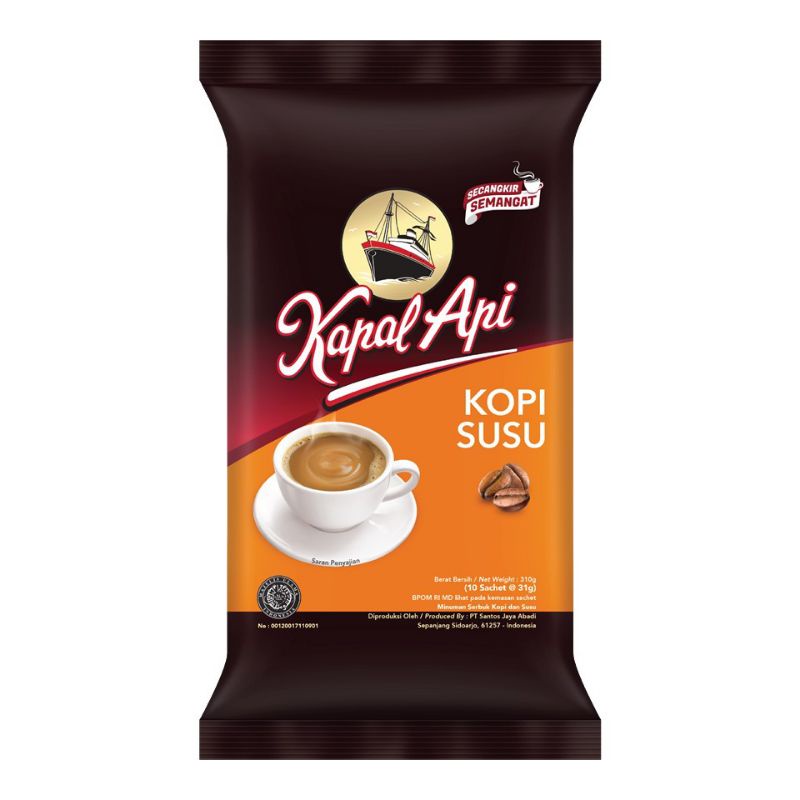 

Kapal Api Kopi Susu 10 x 31gr