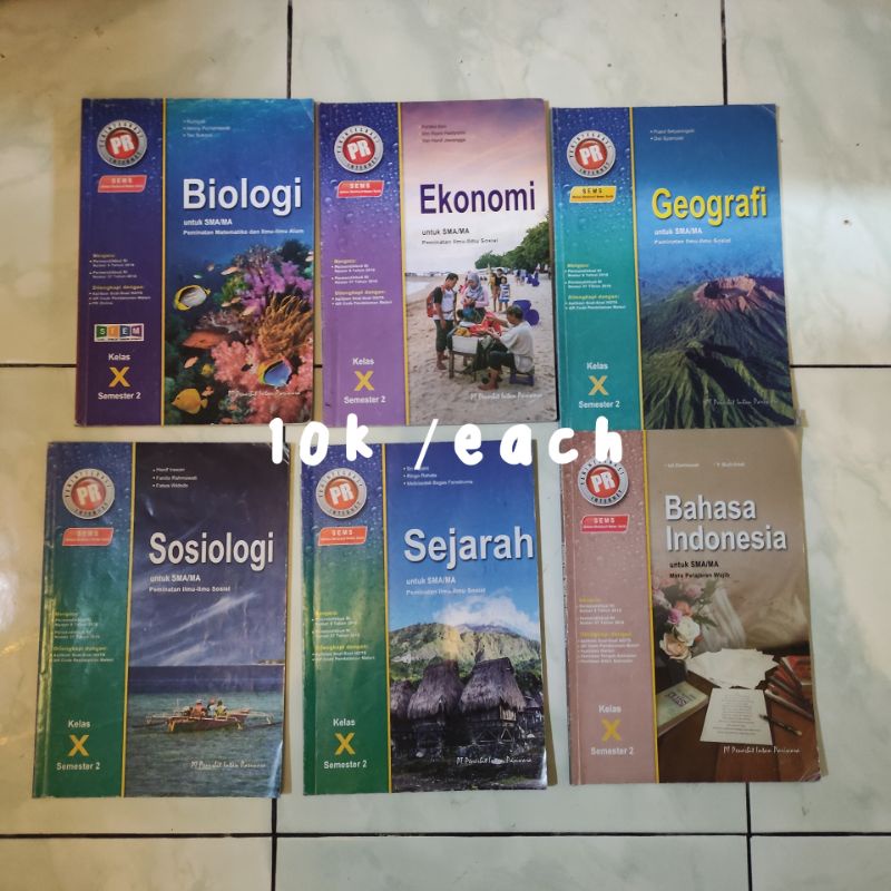 Preloved Intan Pariwara Kelas 10 (Genap)