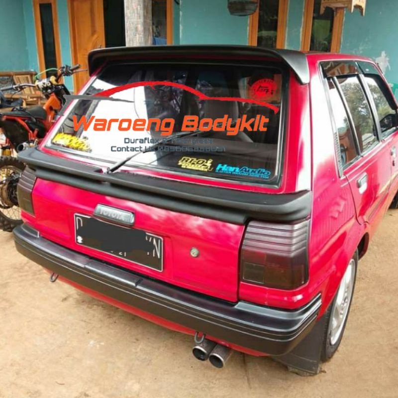 spoiler atas starlet kotak