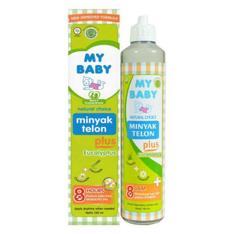 Minyak Telon My Baby Plus Eucalyptus 150 Ml