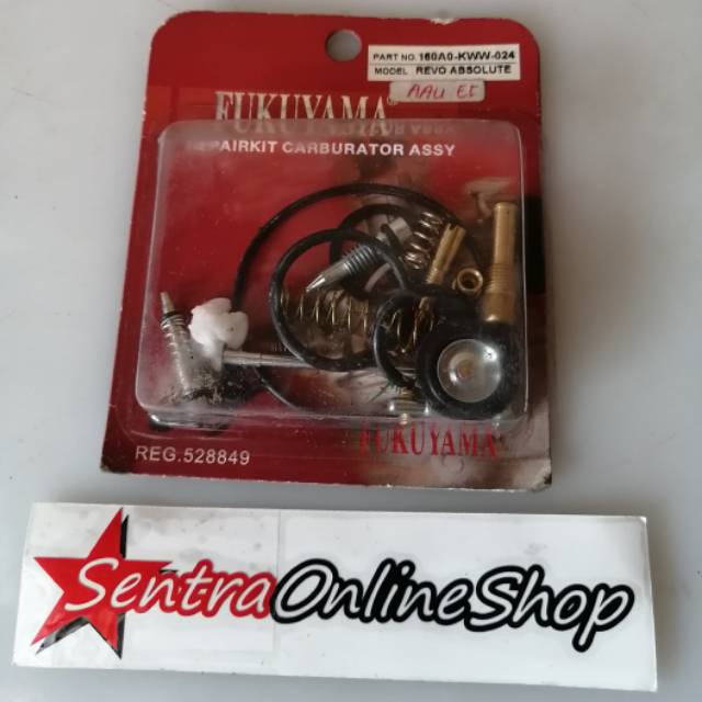 Repair kit isi karbu Karburator Revo Absolute Fukuyama 160A0KWW024