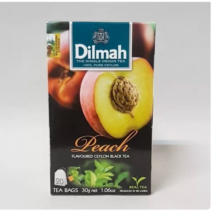 Jual Dilmah Peach Tea 20 Bags 30 Gr Shopee Indonesia