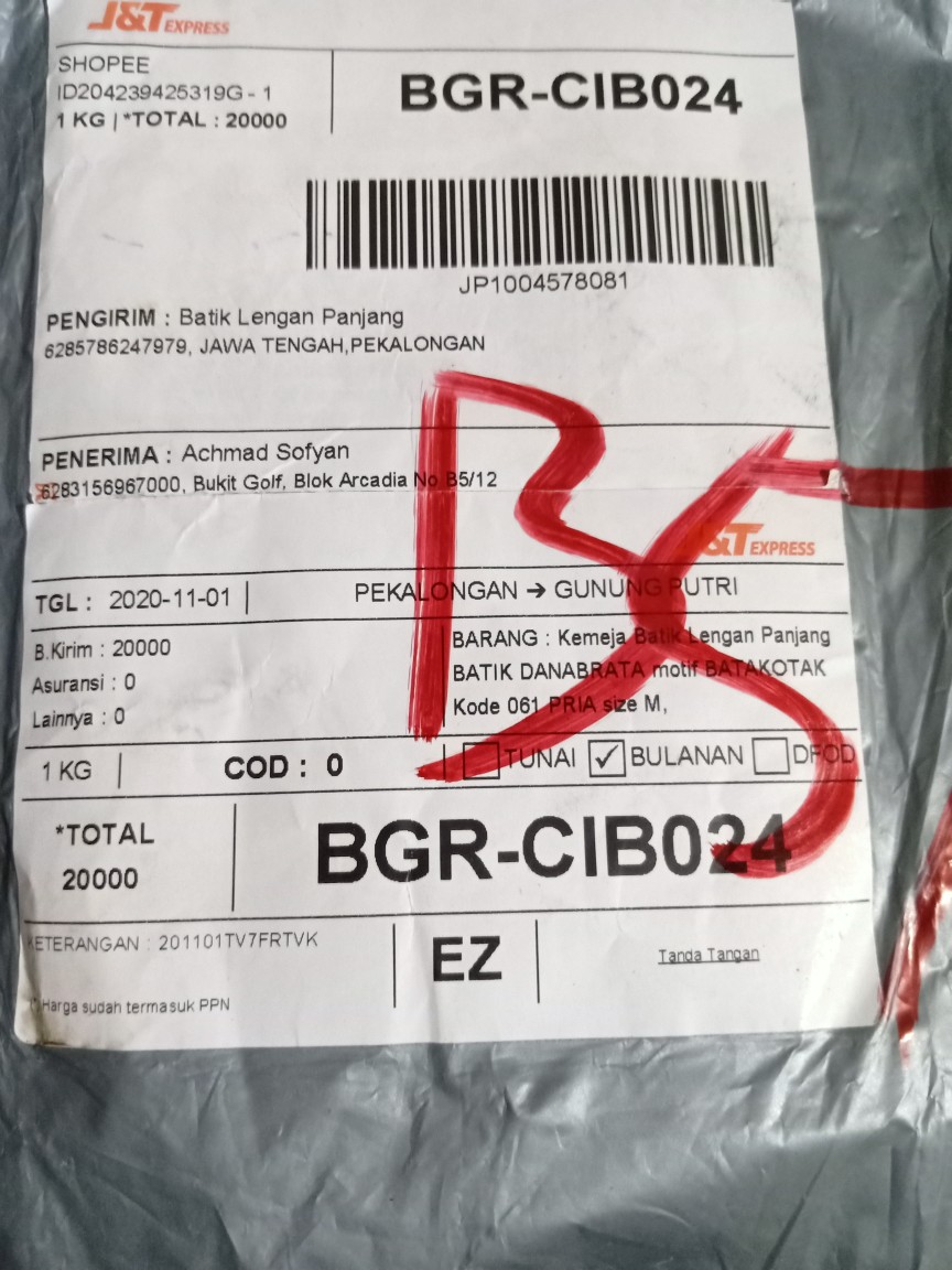 Kemeja Batik Lengan Panjang Batik Danabrata Motif Batakotak Kode 061 Pria Size M L Xl Xxl Reguler