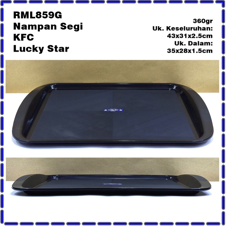 RML859G Nampan/Tatakan Gelas dan Piring Segi KFC Lucky Star