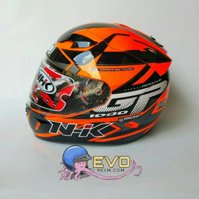 NHK GP1000 SE STAR GRAPHIC ORANGE FLUO