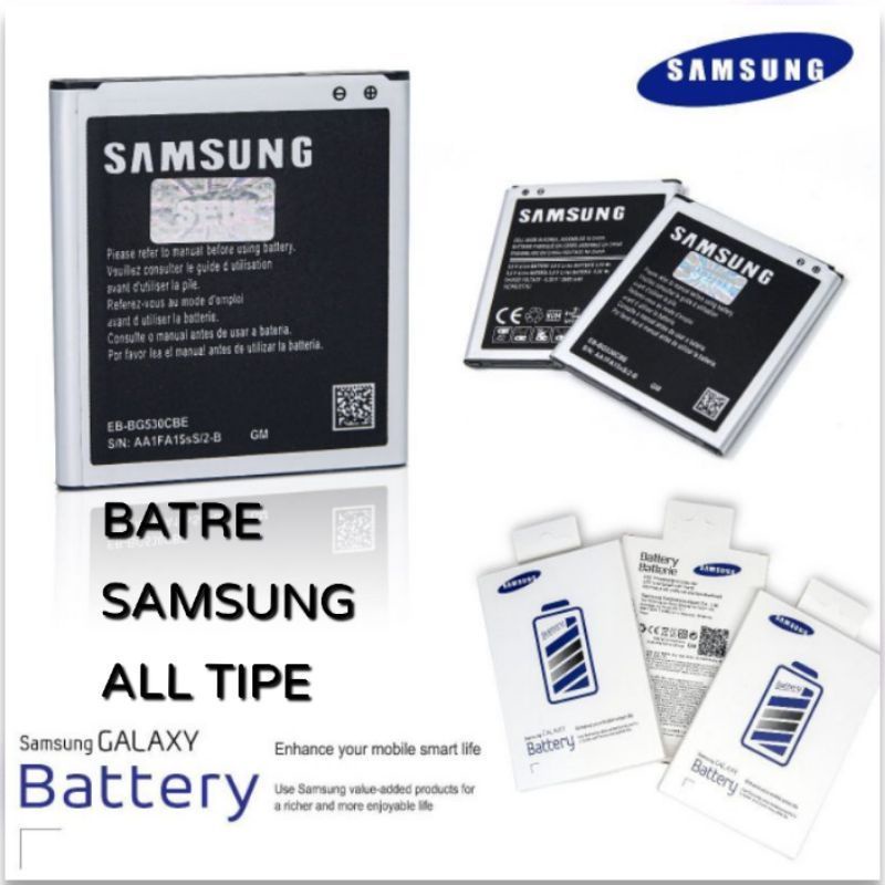 BATRAI SAMSUNG GALAXY V ACE 3, J2PRIME, J7, J2, NOTE2, NOTE3, J1mini, J510, J120 BATRAI OEM ORIGINAL