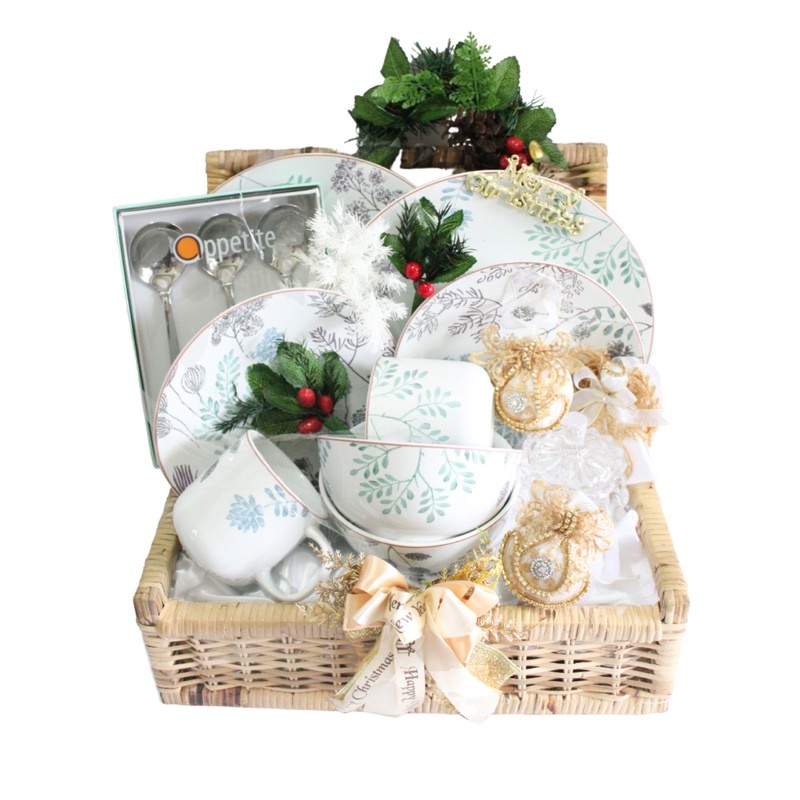 

Parsel Natal Hampers Parcel Christmas Porcelain Exclusive Maxwell Flowers