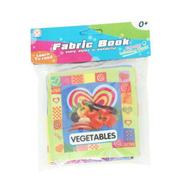 Buku Bayi Buku Bantal Bayi Mainan Edukasi BU04 Vegetables