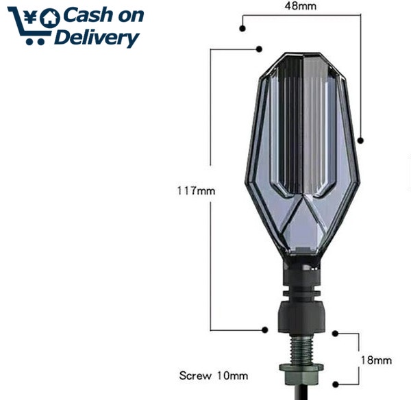 COD TWO Lampu LED Running Sein Sen Senja ICC Torpedo Aerox 155 Vario ADV