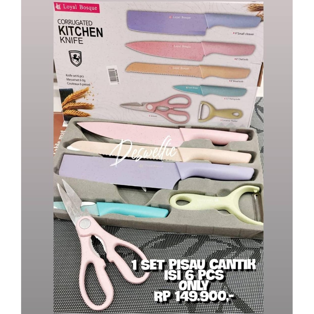 Set KITCHEN KNIFE/Set Pisau