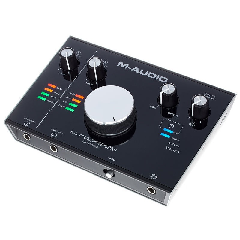 M-Audio M-Track 2x2M Soundcard With MIDI Port