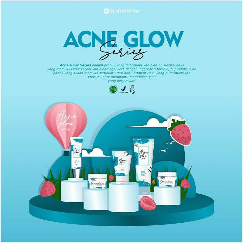 ACNE GLOW Glafidsya Skin by Dr.Reza Gladys Glafidsya Medika Asli BPOM Reseller Resmi