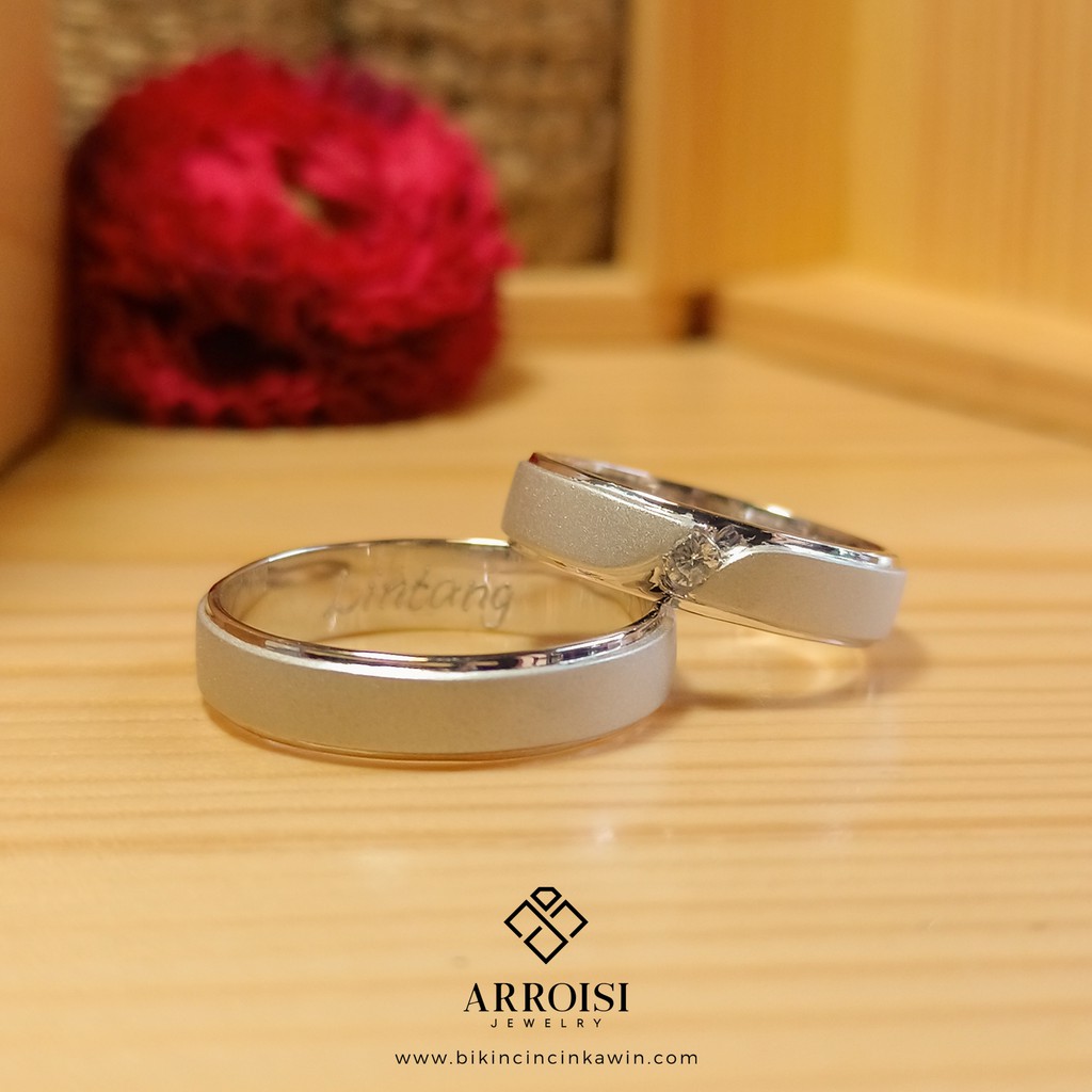 Cincin Nikah Cincin Kawin Platinum Bergaransi