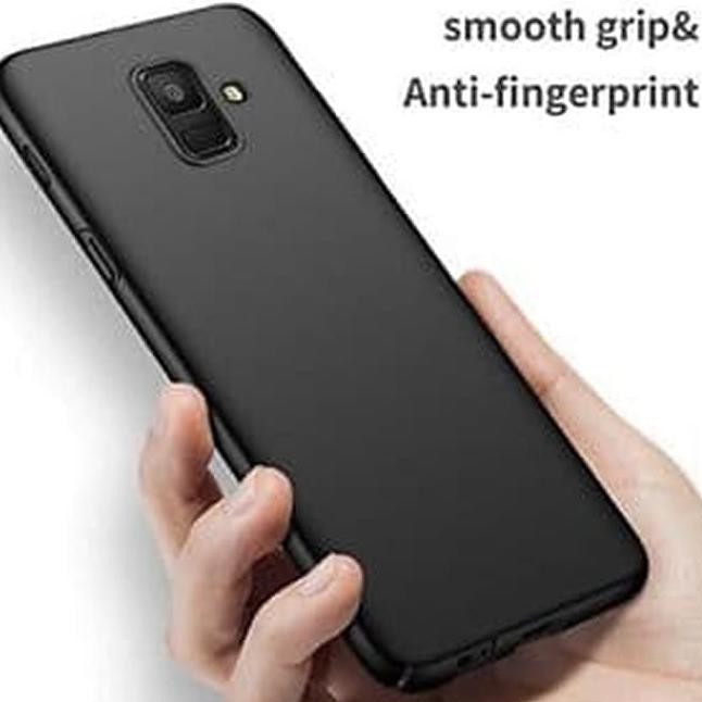 Sofcase Samsung J6 Plus / Black Matte Samsung J6+ / Casing Samsung J6+