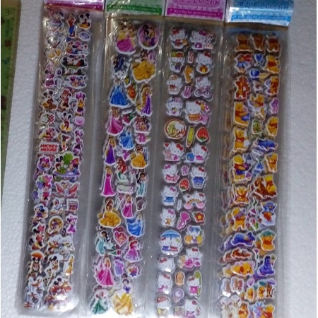 

Sticker Panjang Motif Karakter 3D - Mainan anak perempuan Stiker Timbul Tempel Random
