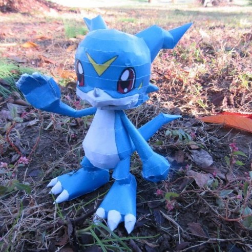 Digimon Veemon Papercraft