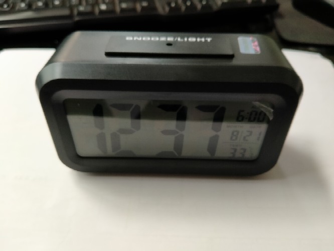 Taffware Fanju Jam Lcd Digital Clock With Alarm - Jp9901