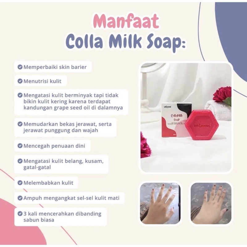 READY!!Colla Milk Soap by Witmooi Sabun Whitening