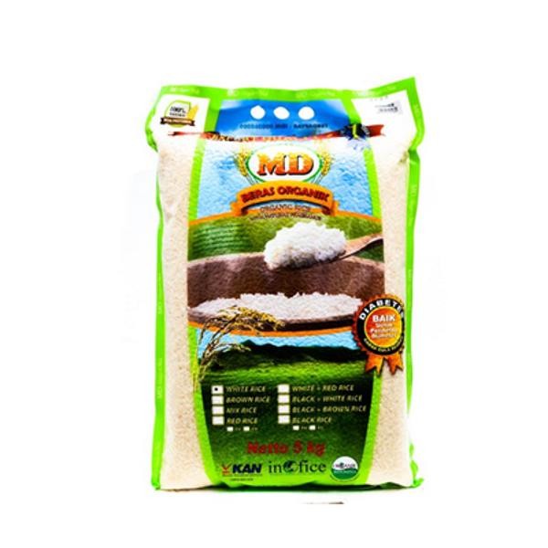 

Md Organic White Rice Pandan Wangi 5 Kg