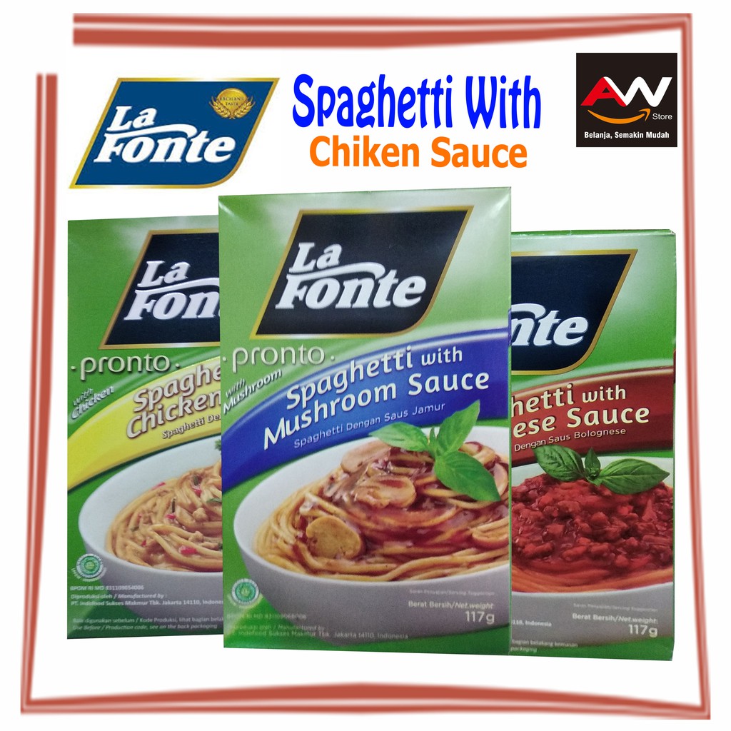 

La Fonte Spaghetti Sauce117 gram Spageti Bolognese lafonte