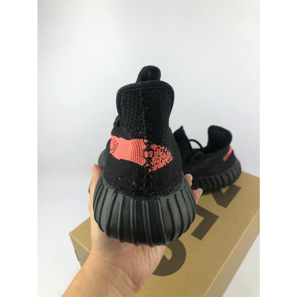 Yeezy Boost 350 V2 Red Strip PK, Guaranteed Real Pic Made In China.