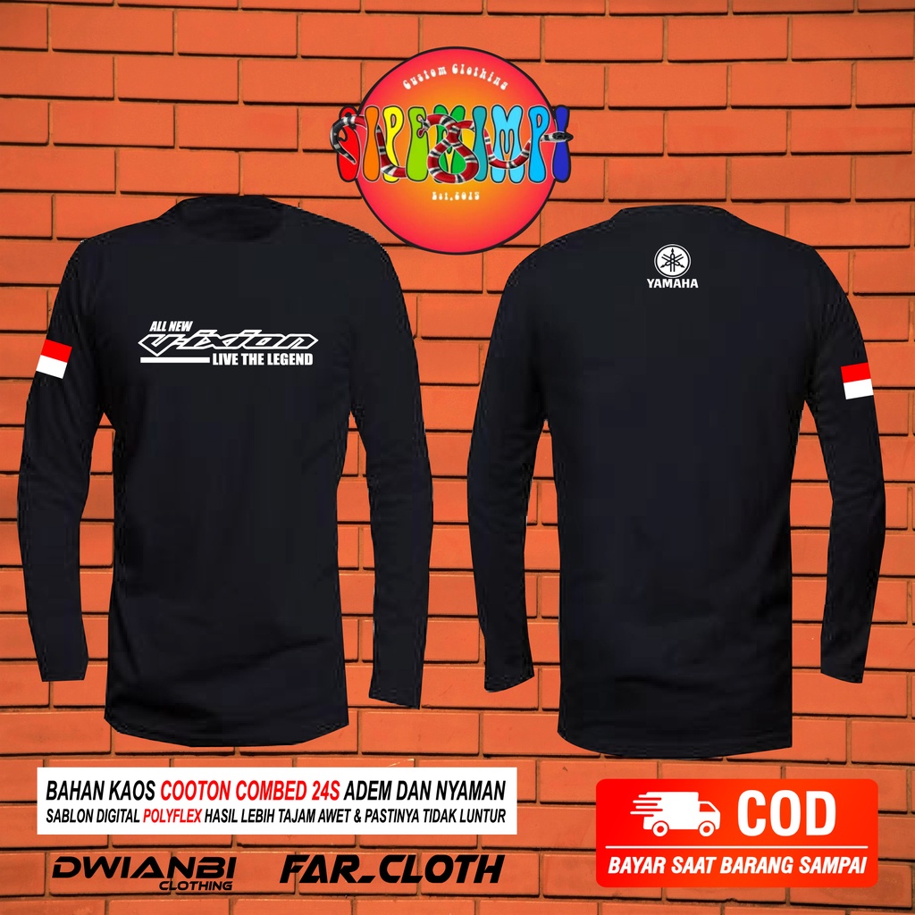 BAJU KAOS ALL NEW VIXION//KAOS MOTOR//DISTRO PREMIUM
