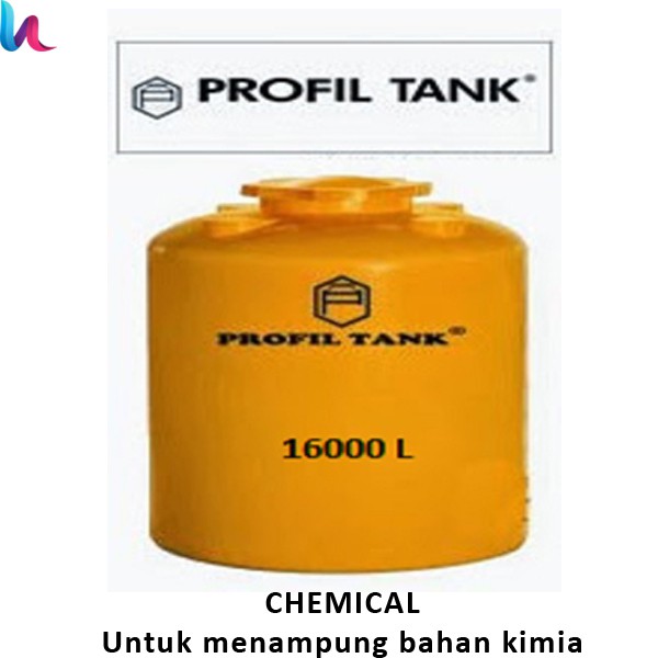 Tangki Air Plastik Profil Tank TDA 16000 Liter Kimia Chemical