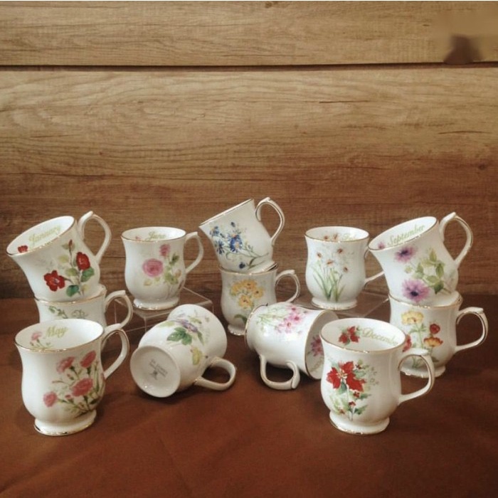 SAINT JAMES MONTHLY CERAMIC MUG CANGKIR GELAS BULAN BIRTHDAY ST JAMES