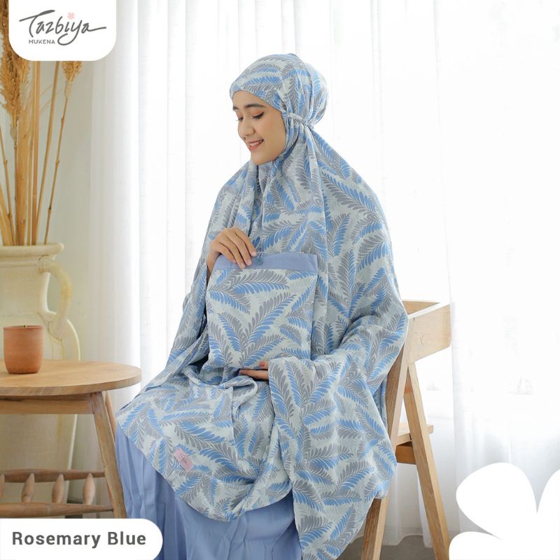 Mukenah Tazbiya Rosemary Series Allsize Jumbo Katun Rayon