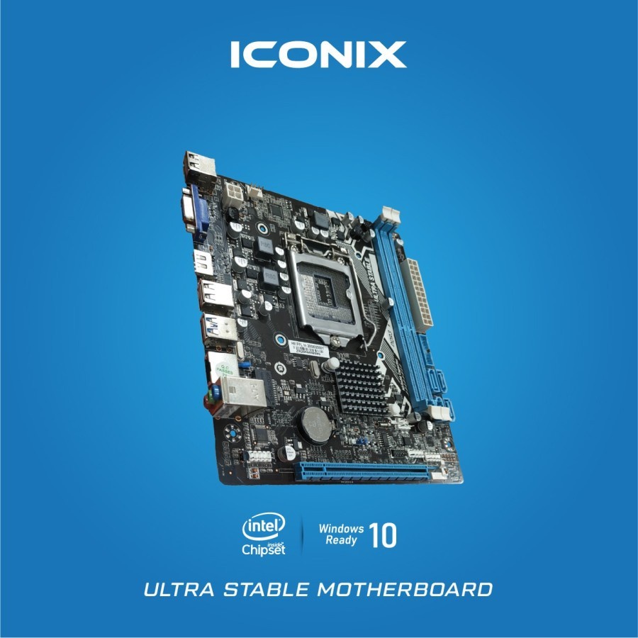 Motherboard Iconix H61 IT [Socket LGA 1155,intel H61, DDR3, HDMI]