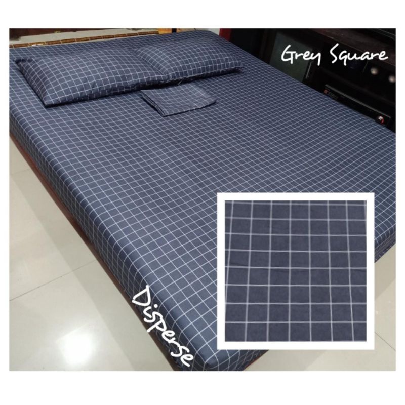 SPREI SEPRAI MOTIF KOTAK 180X200 160X200 120X200 NO 1 2 3 Aesthetic Aestetic KATUN DISPERSE JOGJA