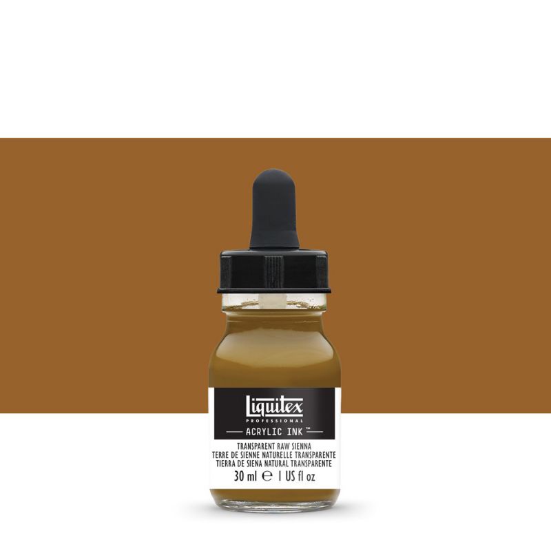 

ACRYLIC INK 30 ML TRANSPARENT RAW SIENNA LIQUITEX PROFESSIONAL