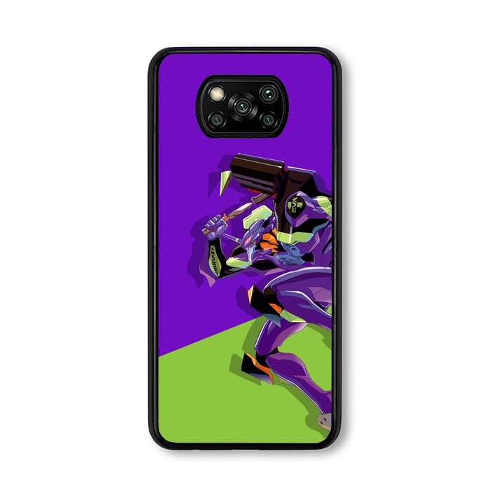 Casing Xiaomi Poco X3, Poco X3 Pro, Pocophone F1, Redmi 7, Redmi 7A, Redmi 8A, Redmi 9 Evangelion Un