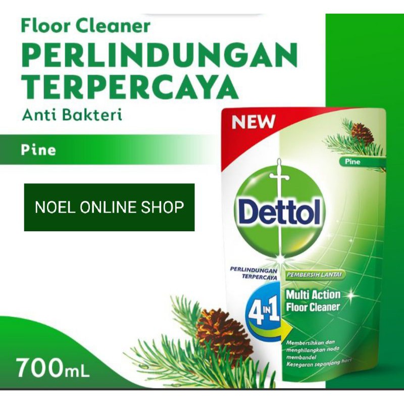 Dettol Pembersih Lantai Pine / Lavender / Citrus 4 in 1 700ml