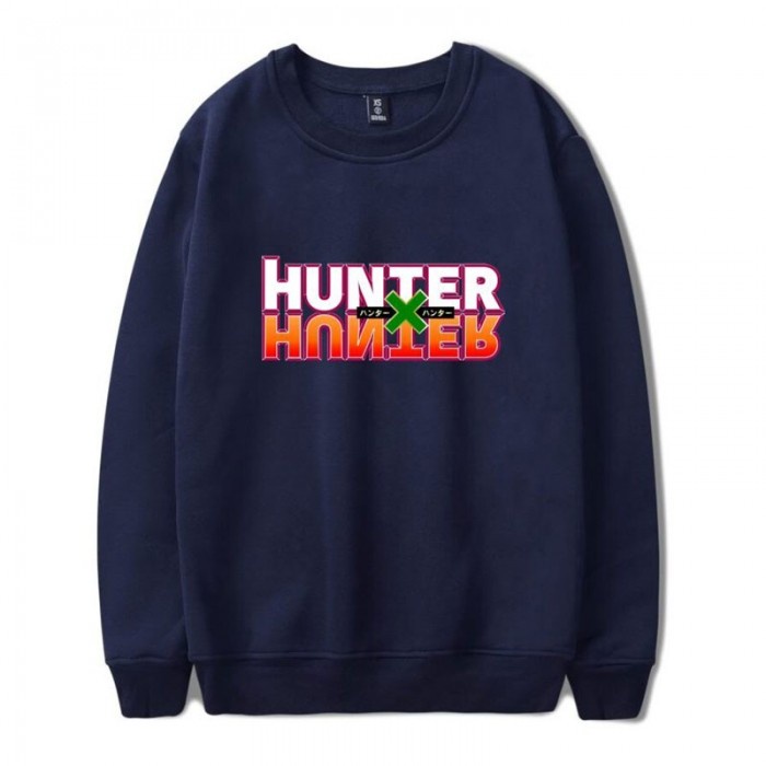 Sweater Basic Anime HXH Crewneck HUNTER x HUNTER MIROR Pria Wanita Bahan Fleece Ukuran S M L XL XXL XXXL