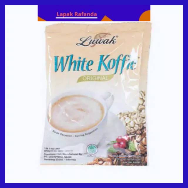 

Kopi Luwak White Koffe 20gr/ 1 renceng