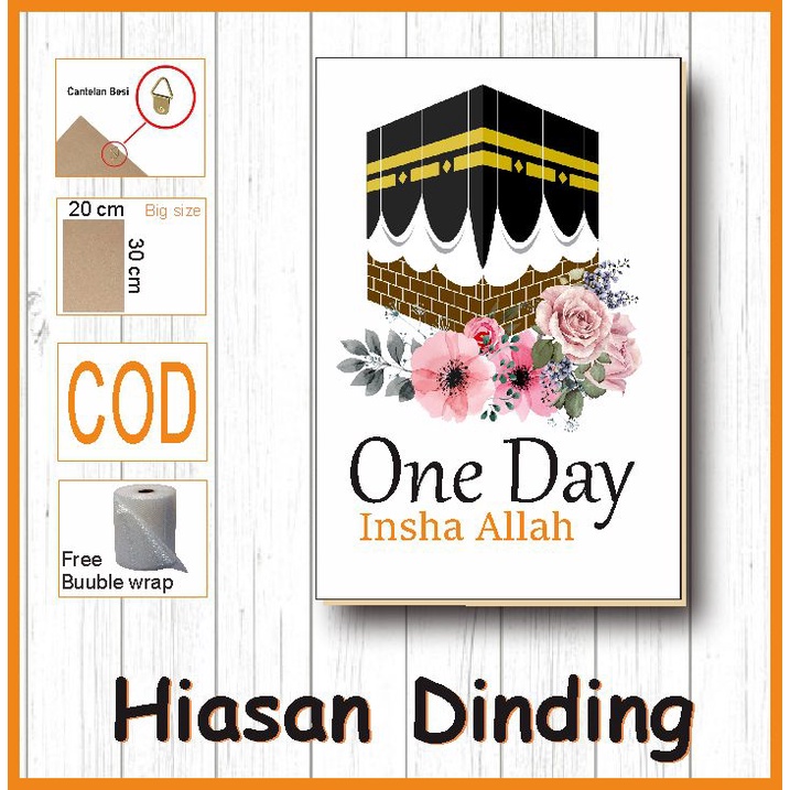 Pajangan Dinding Islami Hiasan Dekorasi Dinding kabah