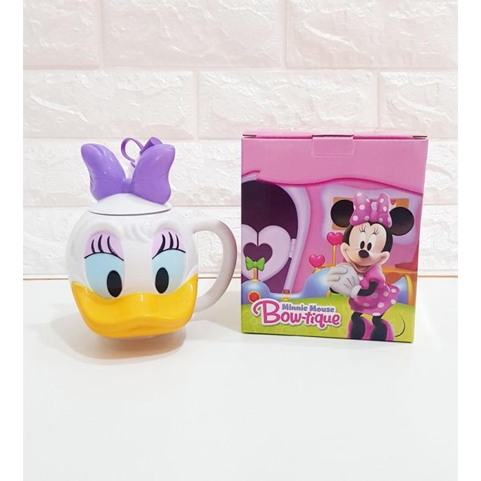 Buruan Gelas Mug Karakter Donald Daisy Duck Cangkir / Mug Karakter / Souvenir - Donald Bagus