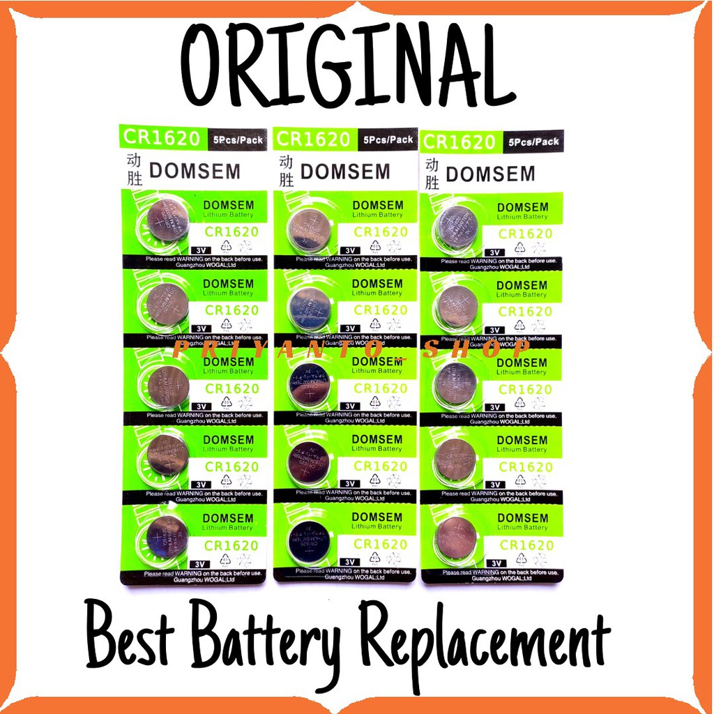 Original Battery Batrei Batre Jam tangan CR 1620 CR-1620 CR1620 3V Best seller