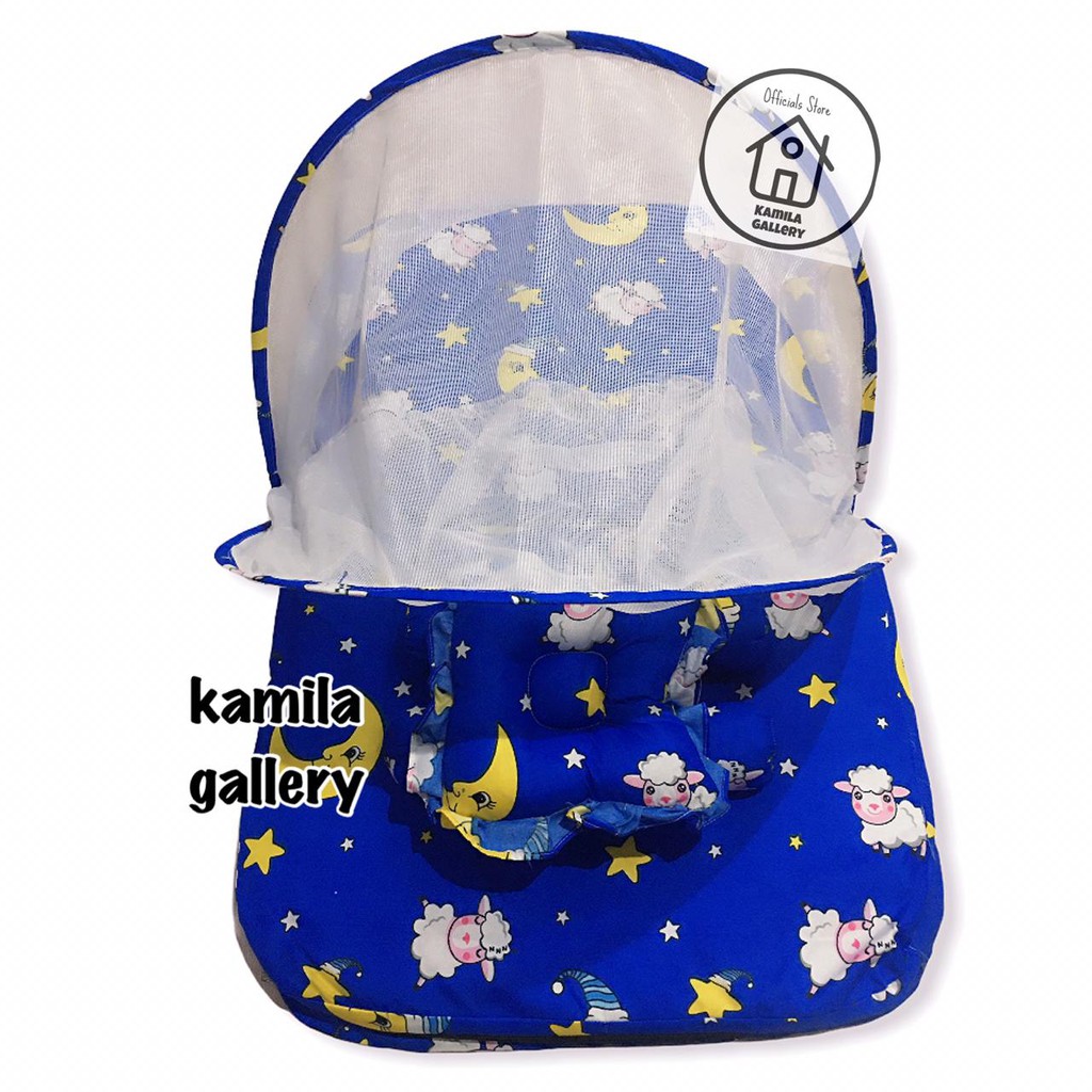 FREE TAS MIKA!! kasur lipat kelambu bayi set bantal peyang &amp; guling  /kasur bayi kelambu termurah