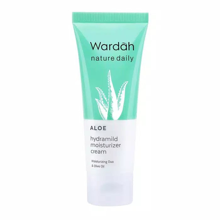 Wardah Nature Daily Aloe Hydramild Moisturizer Cream 40ml