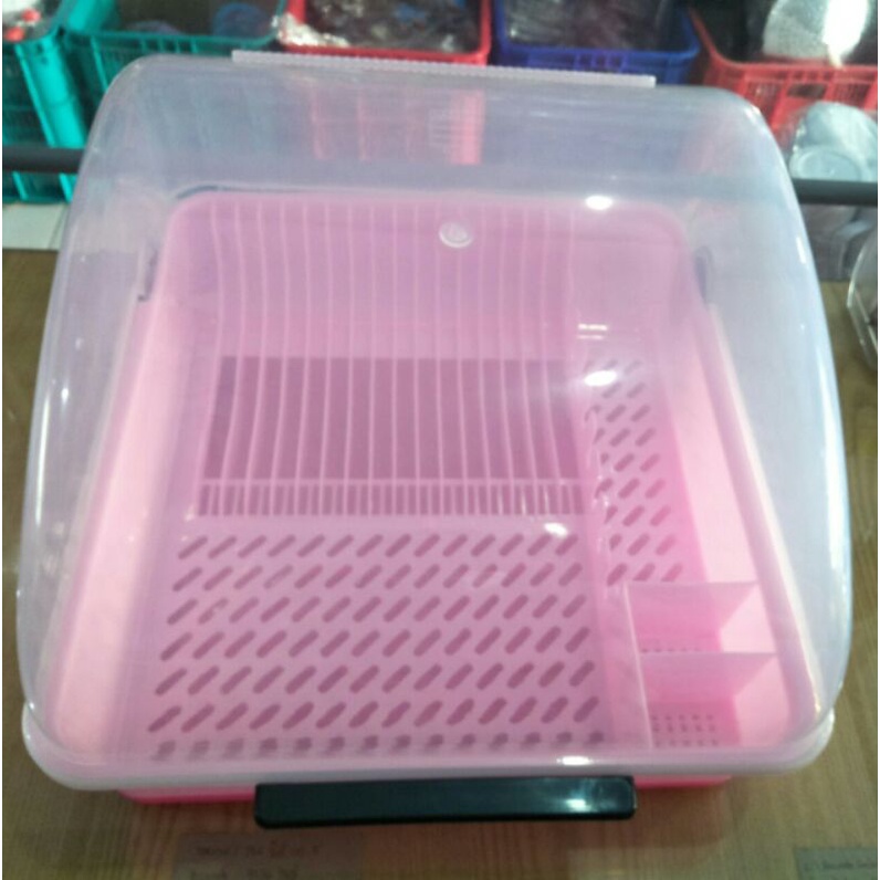 Rak Piring Tutup Nagata/ Elegance Dish Drainer